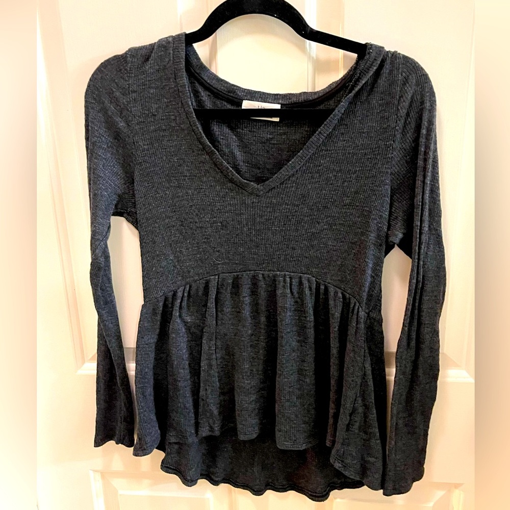 Grey Anthropologie Sweater NWOT